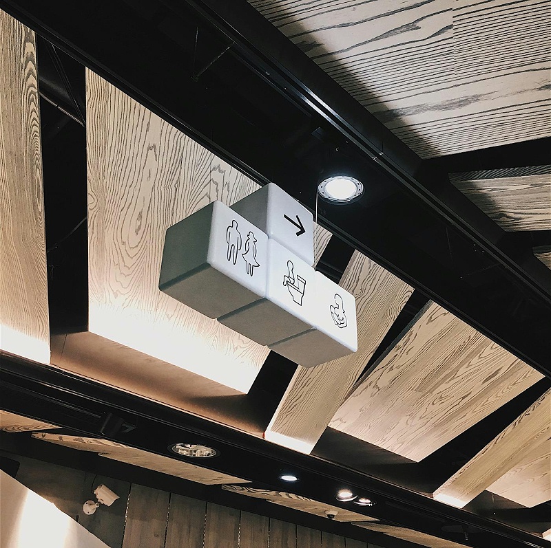 這一個(gè)商場(chǎng)標志牌大伙都可以多看兩眼6